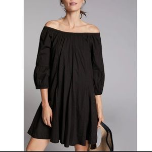 Anthropologie Daily Practice Mollie Off The Shoulder Scoop Neck A Line Dress XS